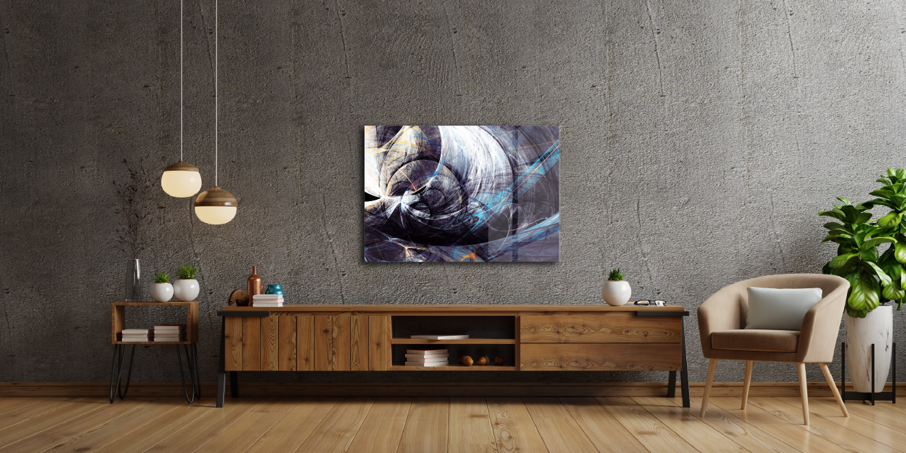 Abstract B_100x70_Livingroom